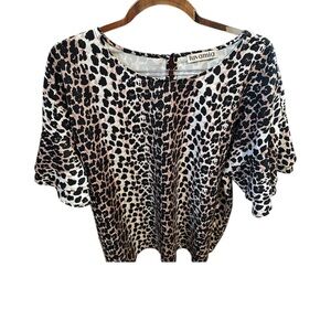 Women's Leopard Print Top